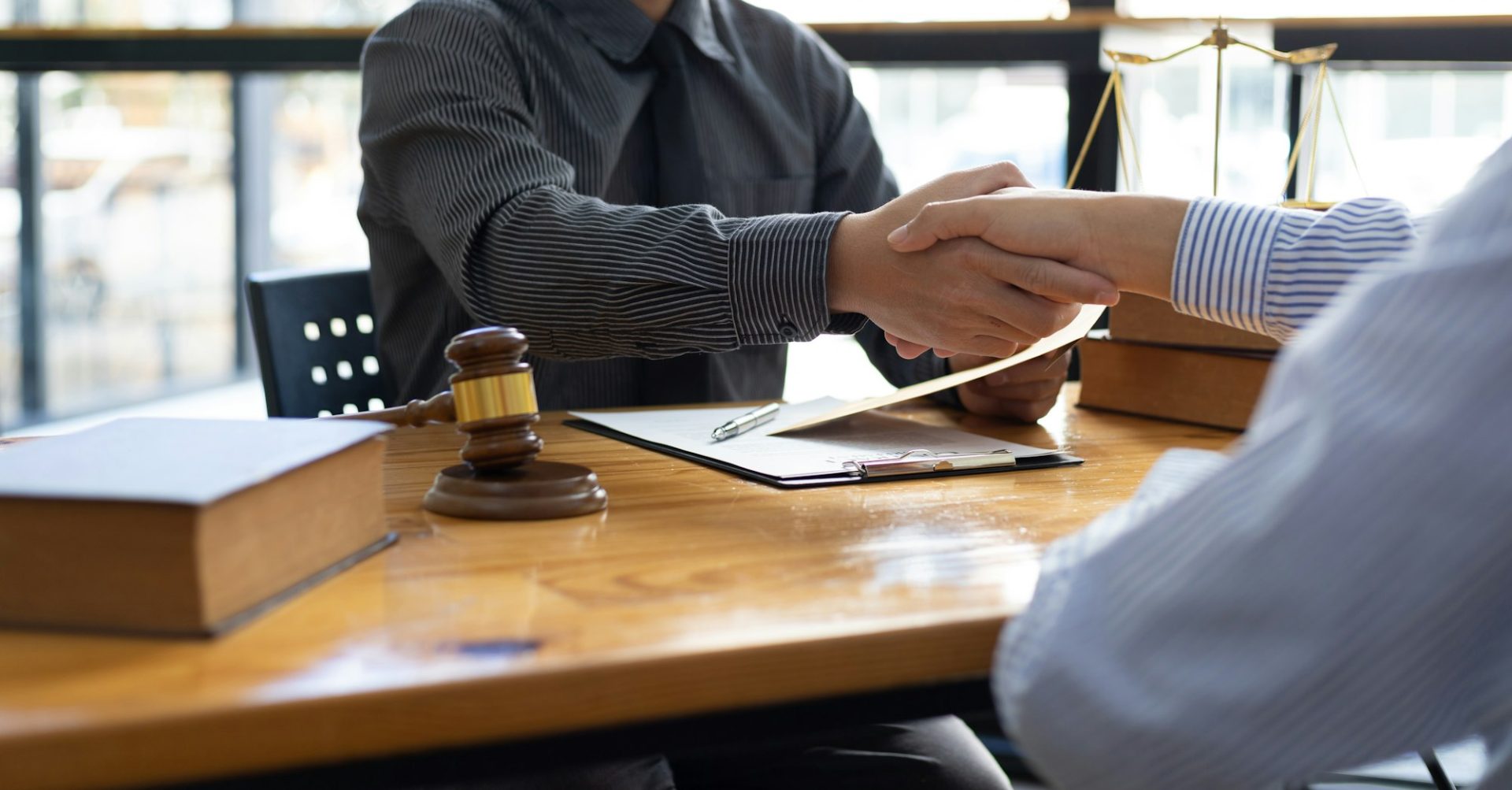 legal consulting services legal negotiations lawyer are signing legal contract agreement document